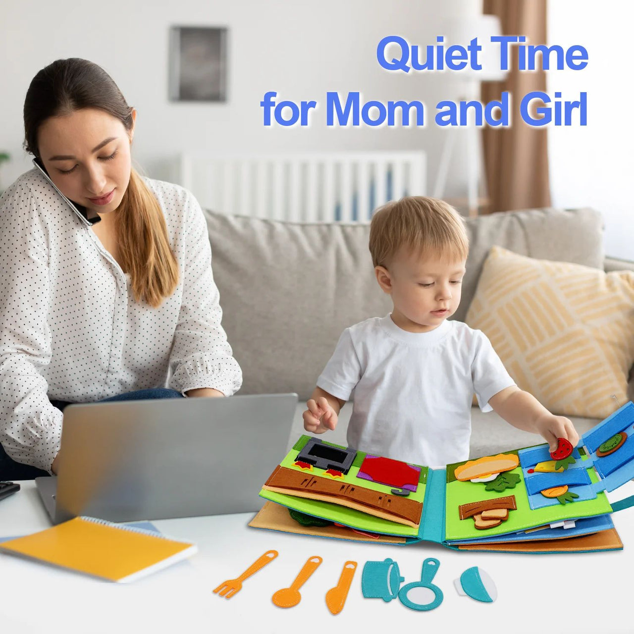 Life Skills Book – Play & Learn - Activity Book Toddler