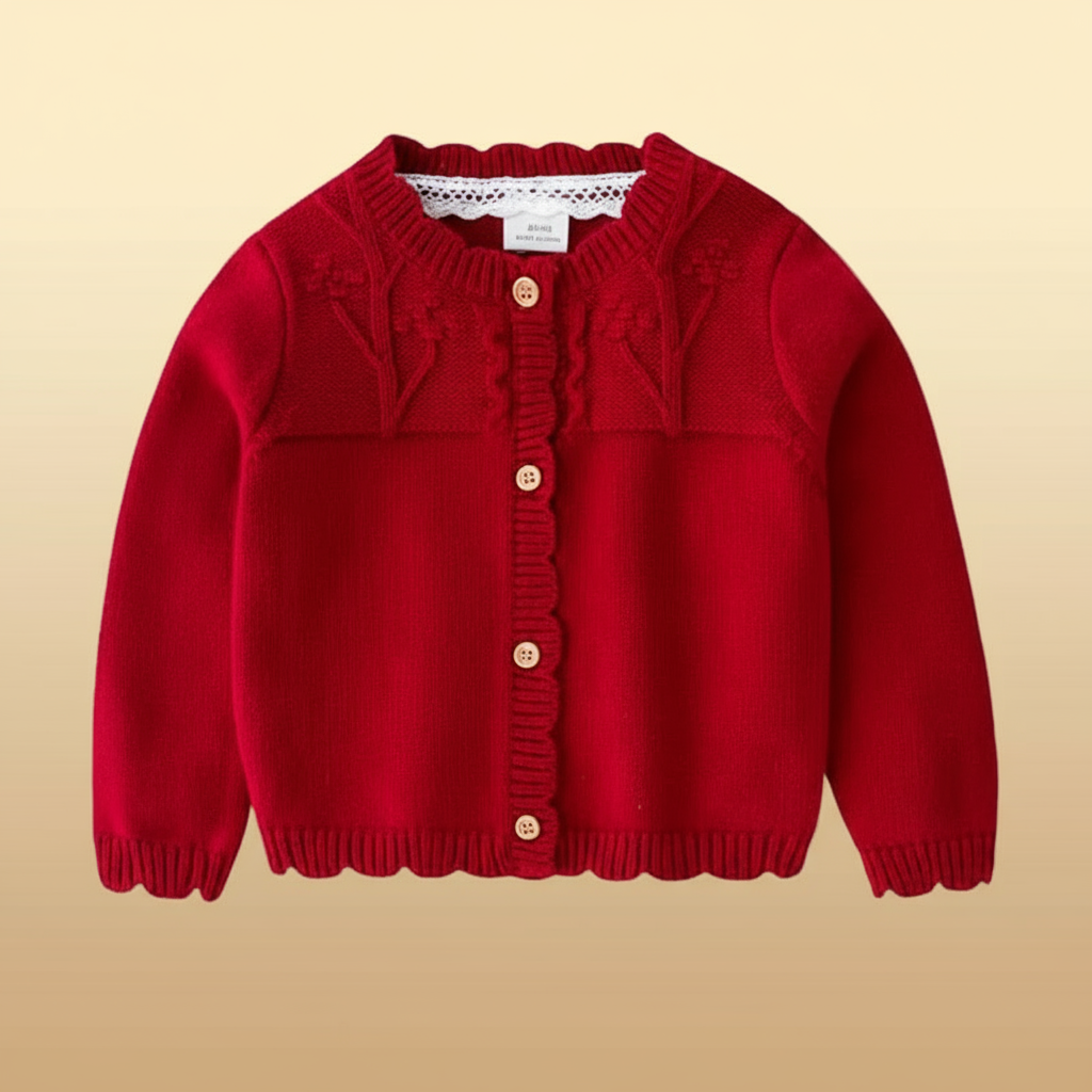 CozyCub – Comfortable & Stylish – Knitted Children's Cardigan Sweater