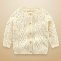 Thumbnail for CozyCub – Comfortable & Stylish – Knitted Children's Cardigan Sweater