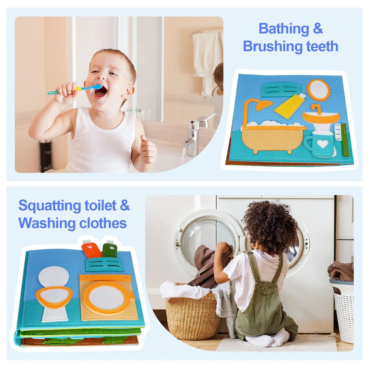 Life Skills Book – Play & Learn - Activity Book Toddler