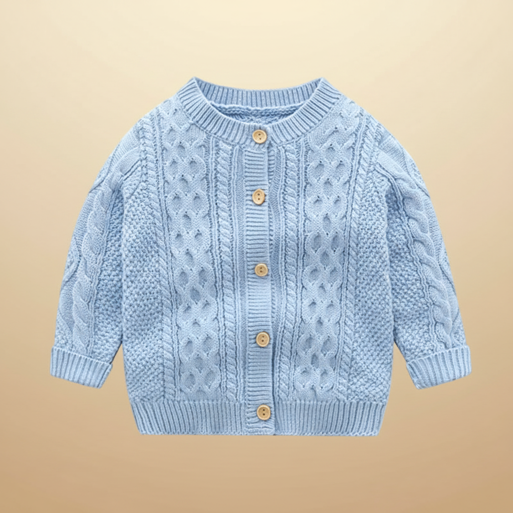 CozyCub – Comfortable & Stylish – Knitted Children's Cardigan Sweater