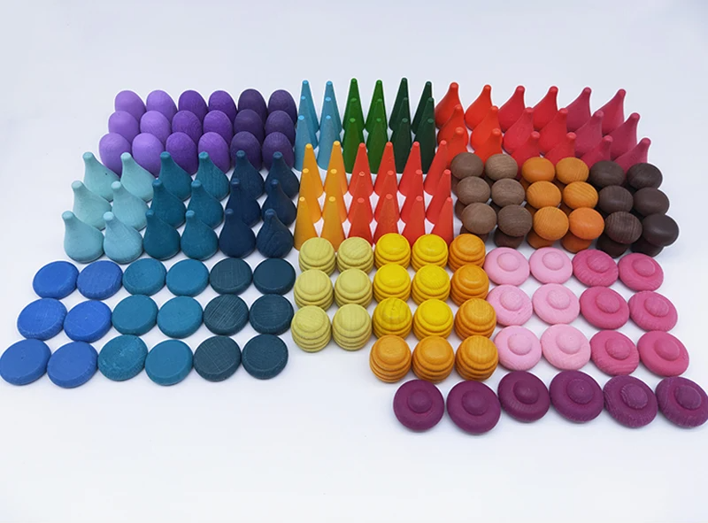 Rainbow Blocks™ – Creative Coloring Fun – Wooden Coloring Play Set