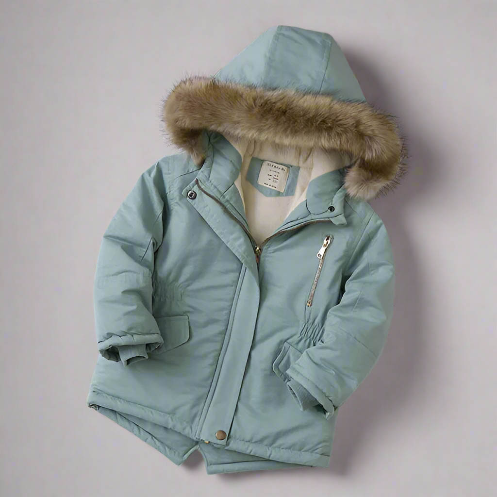 CozyTrend – Elegant & Warm – Parka Winter Coat with Fur Collar