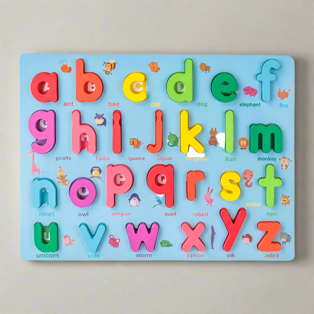 SmartBoard – Colorful & Educational – Montessori Number & Letter Learning Puzzle