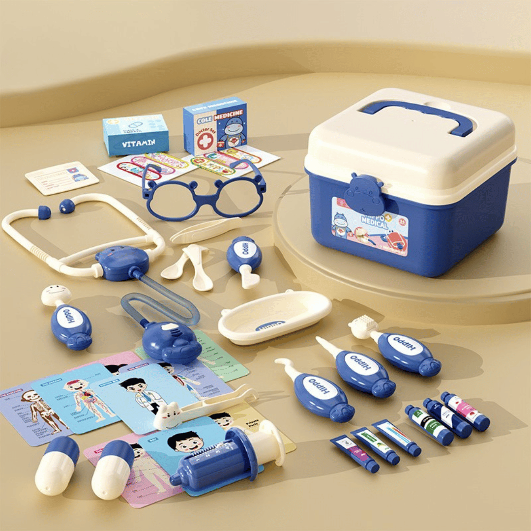 Hippo Doctors Set™ - Mini Doctors in Action - Toy Doctor Set