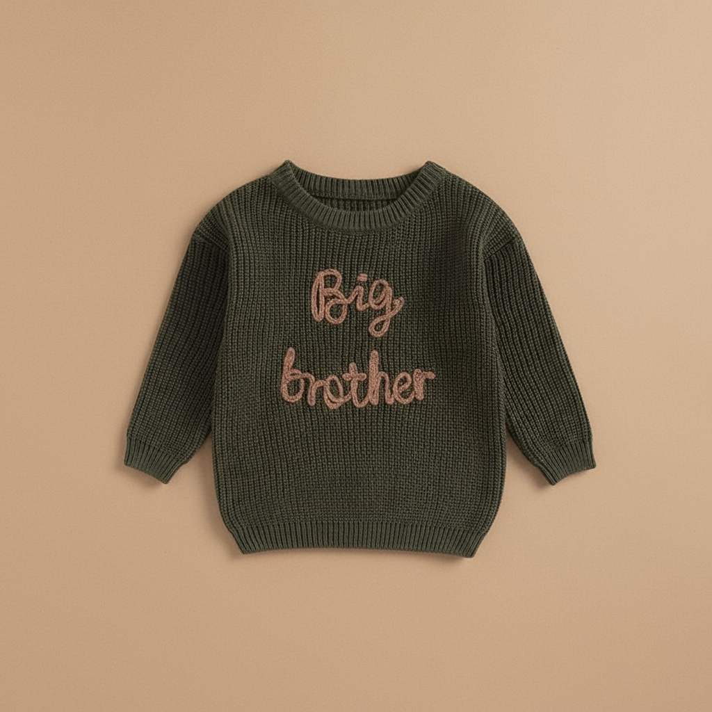 MiniTrend – Cozy & Modern – Children's Sweater with 'Big Brother'