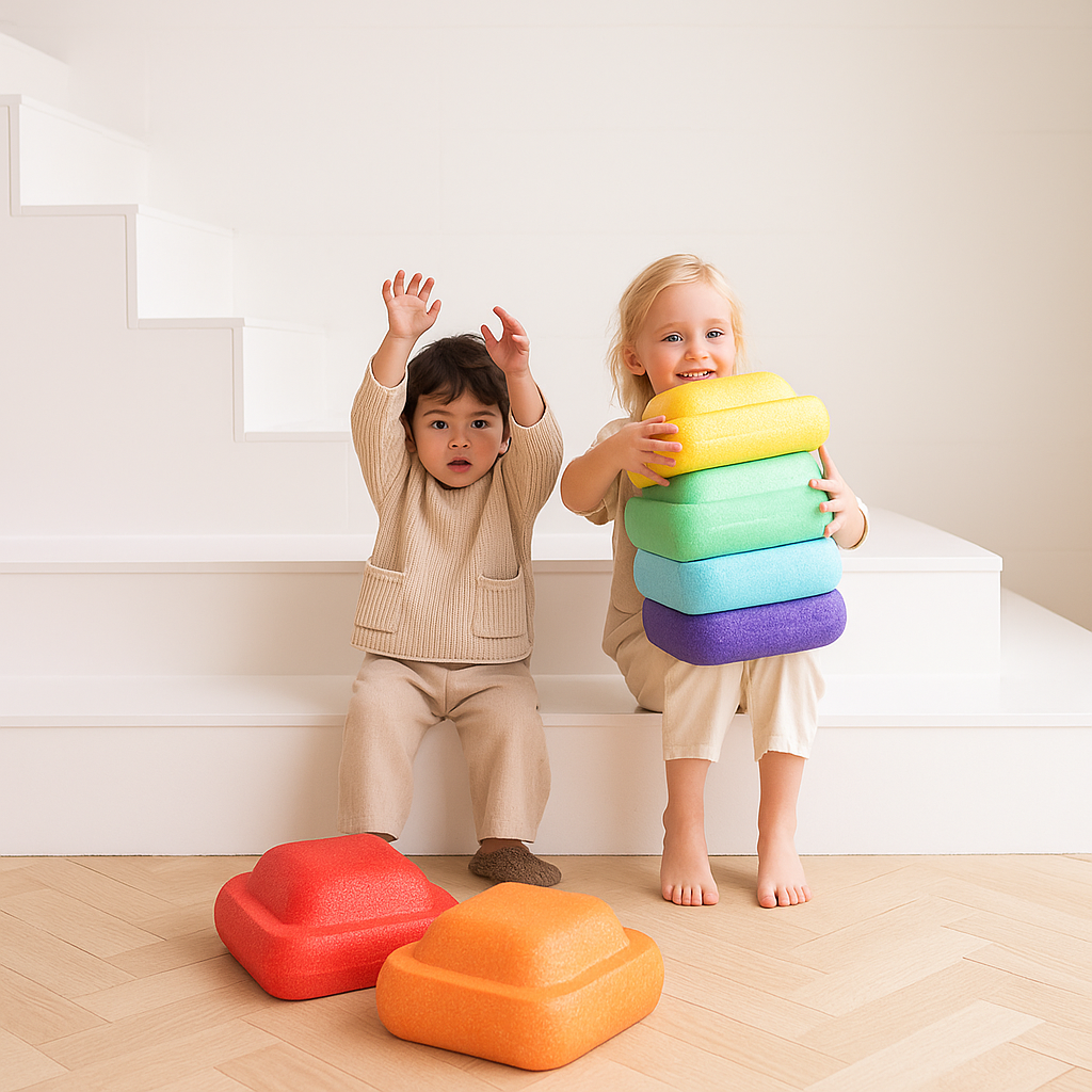 Stepping Stones™ - For fun and motor development - Stacking Stones
