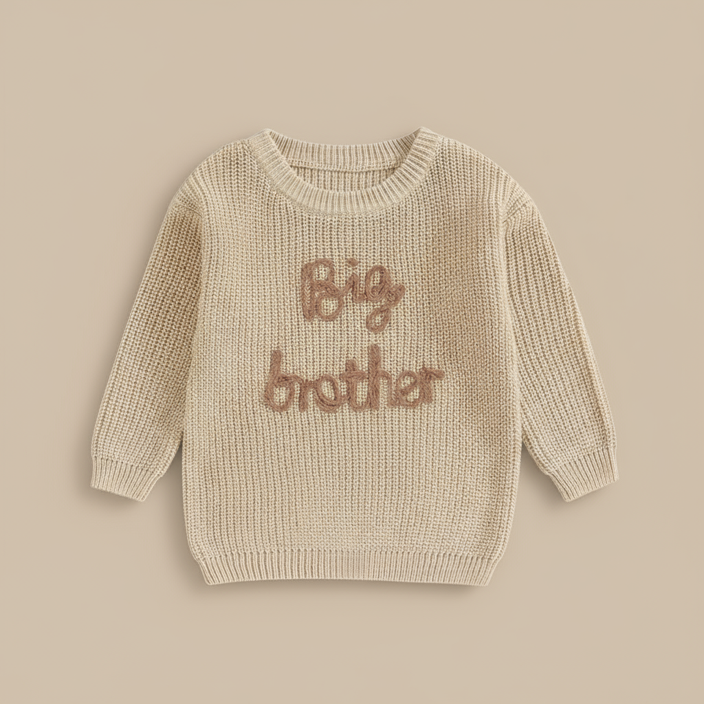 MiniTrend – Cozy & Modern – Children's Sweater with 'Big Brother'