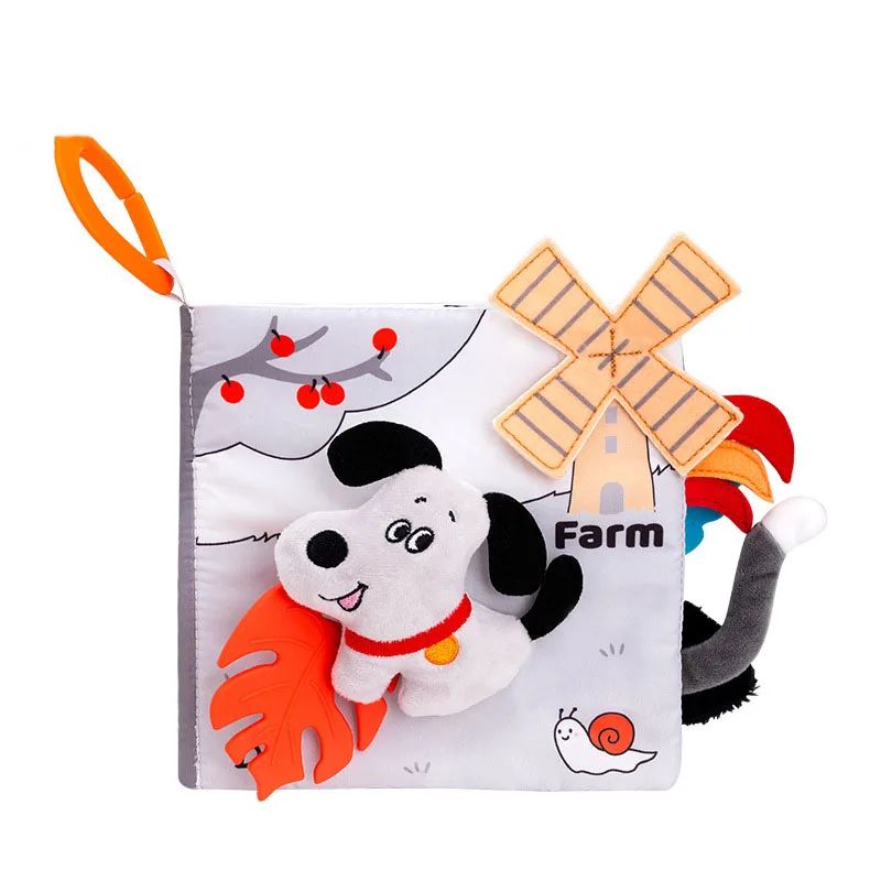Soft Sensory Book – Feeling & Discovery - Baby Booklet