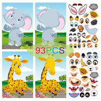 Thumbnail for Funny Faces™ – Animal Fun & Sticky Fun - Reusable Sticker Book