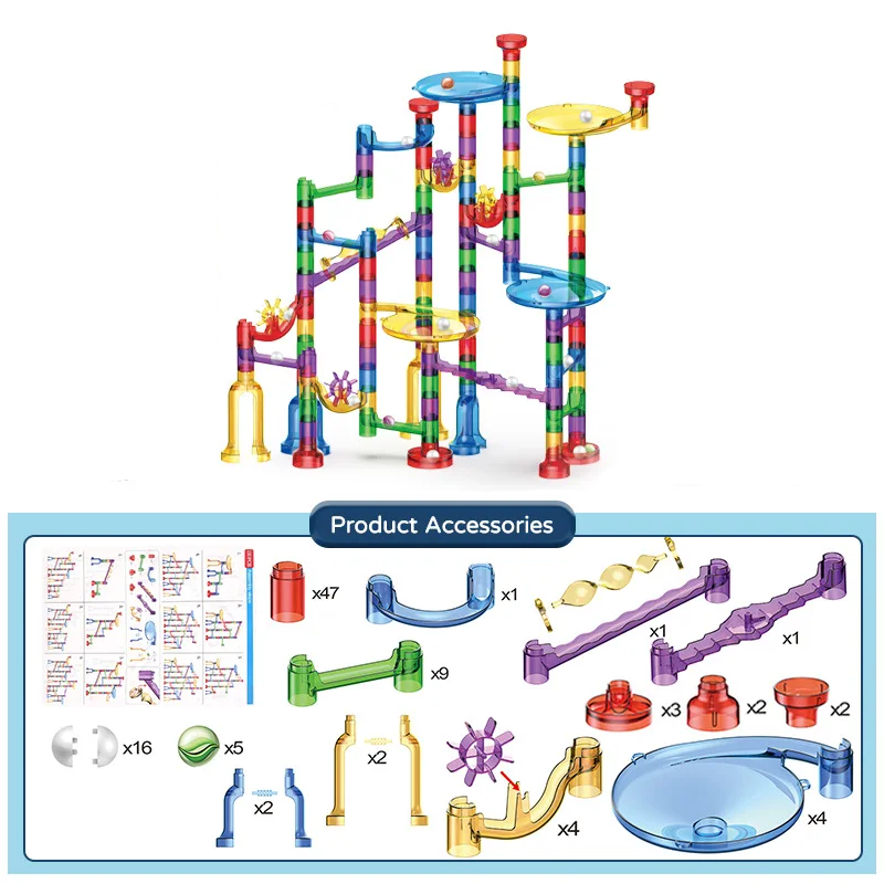 MarbleRun – Safe & Educational - Marble Track Construction Set
