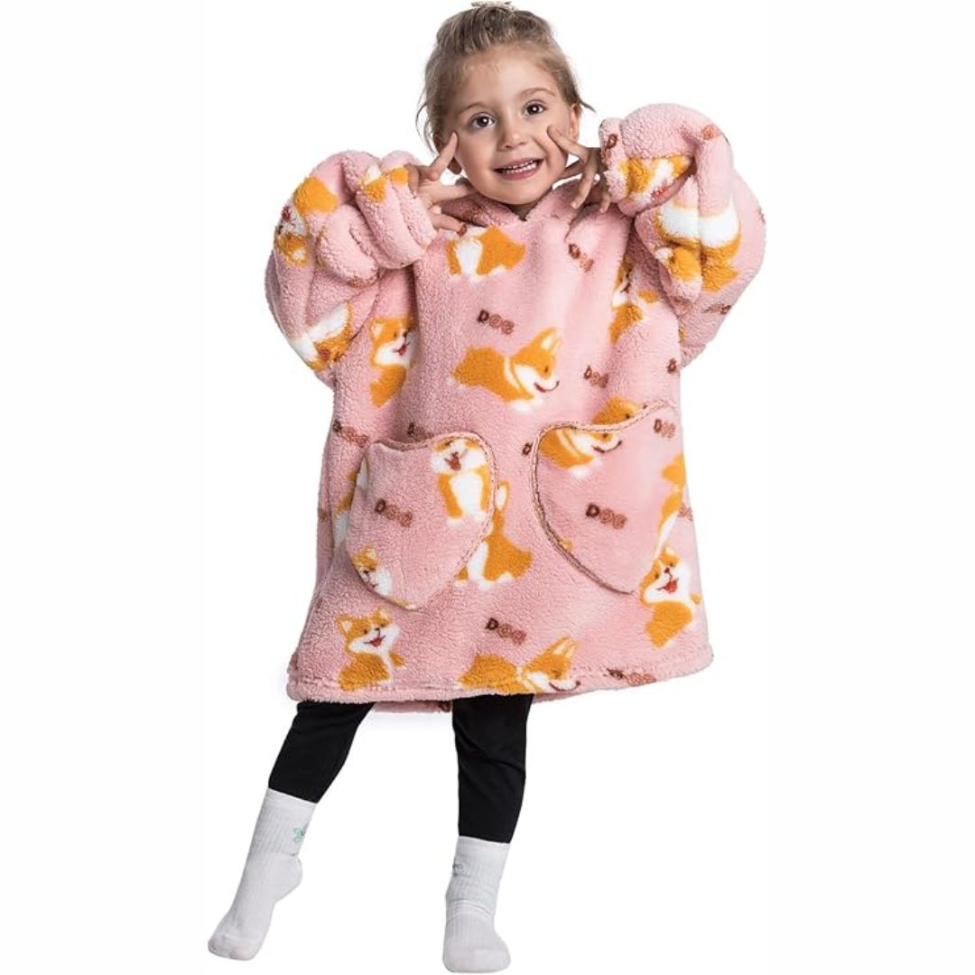 HappySnug – Cute and comfortable – Children's blanket with hood