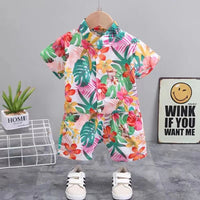Thumbnail for Mini Fashion™ - Fresh & Cheerful - Flowers Boys Set