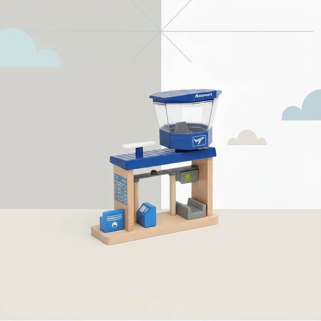 Woods – Stylish & Educational - Wooden Public Transportation Play Set