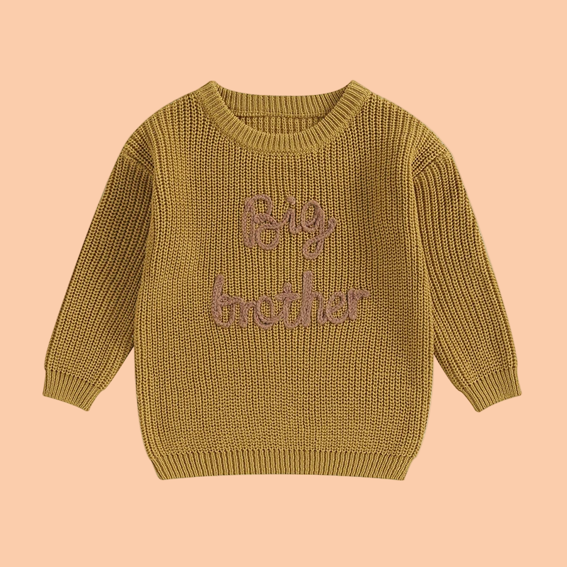 MiniTrend – Cozy & Modern – Children's Sweater with 'Big Brother'