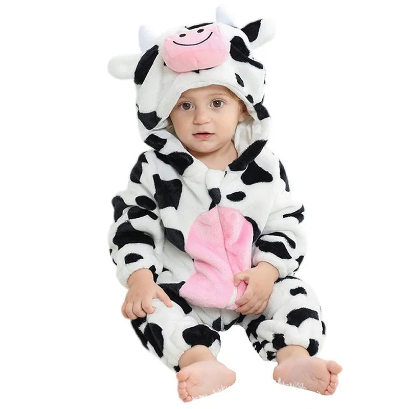 Mini Fashion - Durable & Washable - Animal Romper Onesie (0-24 months)