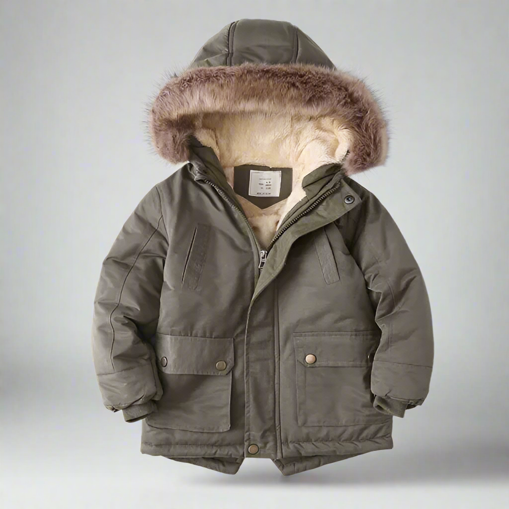 CozyTrend – Elegant & Warm – Parka Winter Coat with Fur Collar