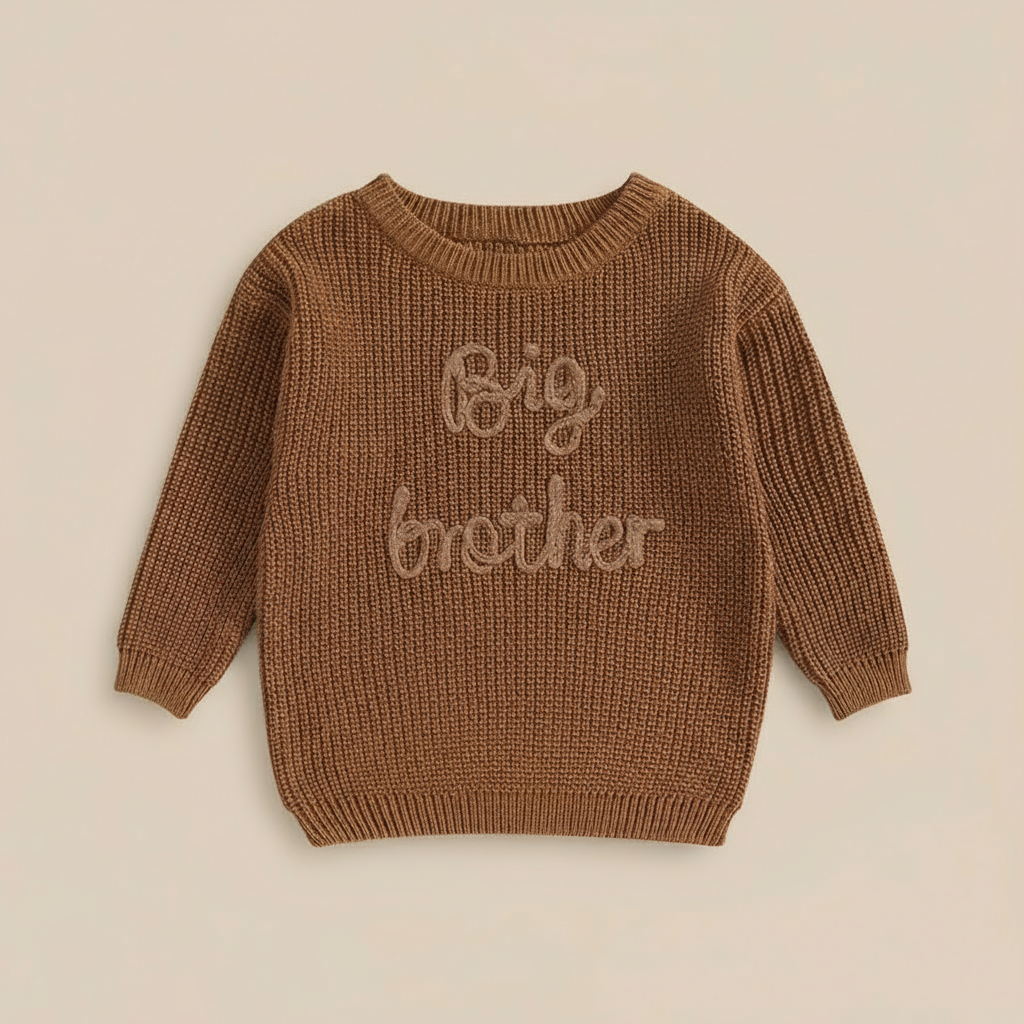 MiniTrend – Cozy & Modern – Children's Sweater with 'Big Brother'