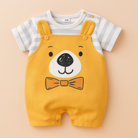 Thumbnail for Mini Fashion™ - Comfort For Every Night - Short-Sleeve Pajama Bodysuit