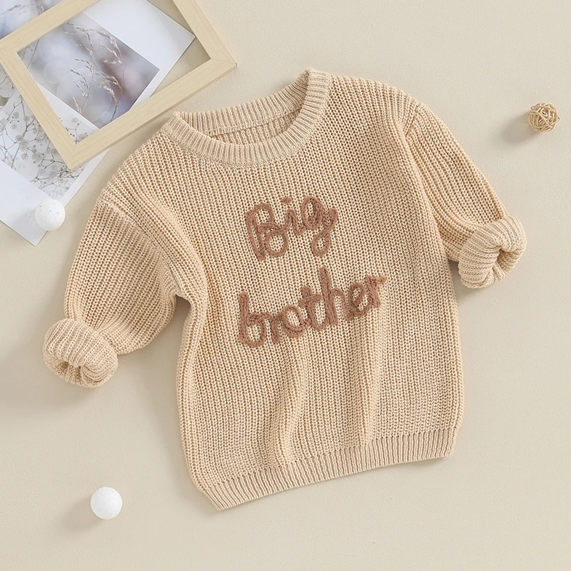MiniTrend – Cozy & Modern – Children's Sweater with 'Big Brother'