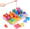 Colorful Fishing - Creative & Educational - Wooden Fishing Game