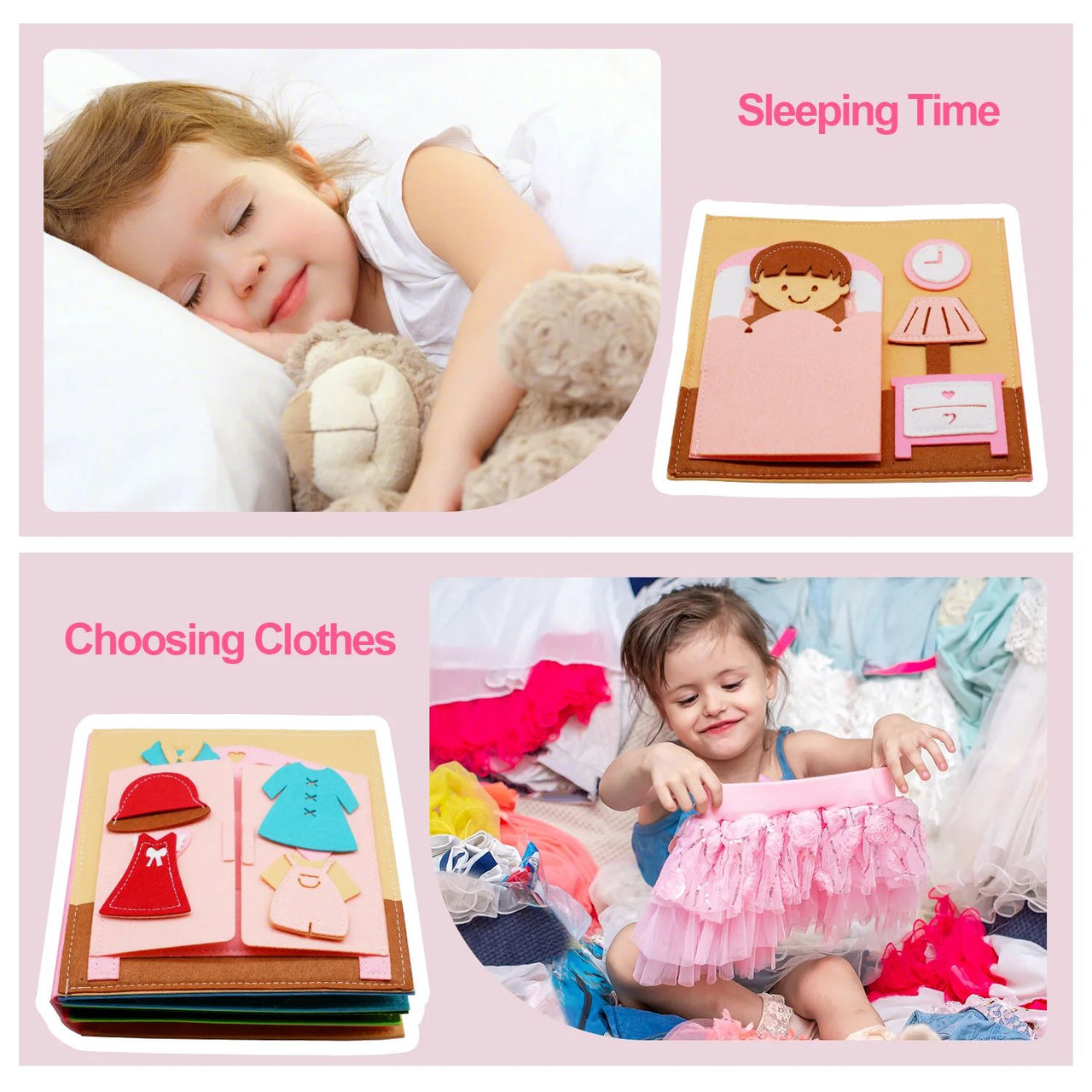 Life Skills Book – Play & Learn - Activity Book Toddler