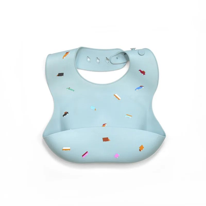 Silicone Bib - Waterproof & Fashionable - Silicone Baby Bib