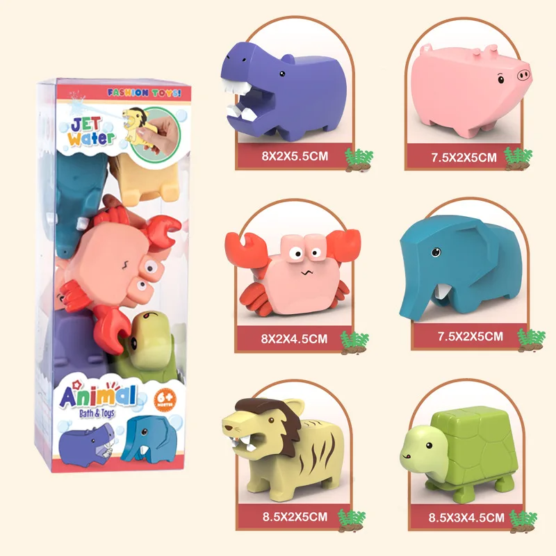 Bath Buddies™ – Mad Animal Shower – Bath Toys Water Gun