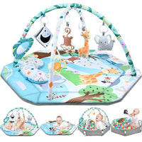 Thumbnail for SensoryHaven – 8-in-1 Growth & Play – Baby Play Mat