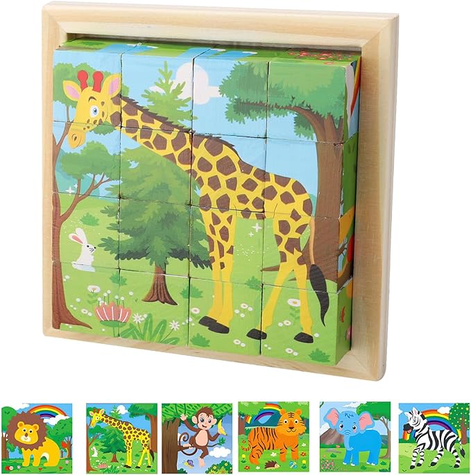 CubePuzzle – Fun & Educational - 3D Wooden Blocks Puzzle