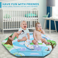 Thumbnail for SensoryHaven – 8-in-1 Growth & Play – Baby Play Mat