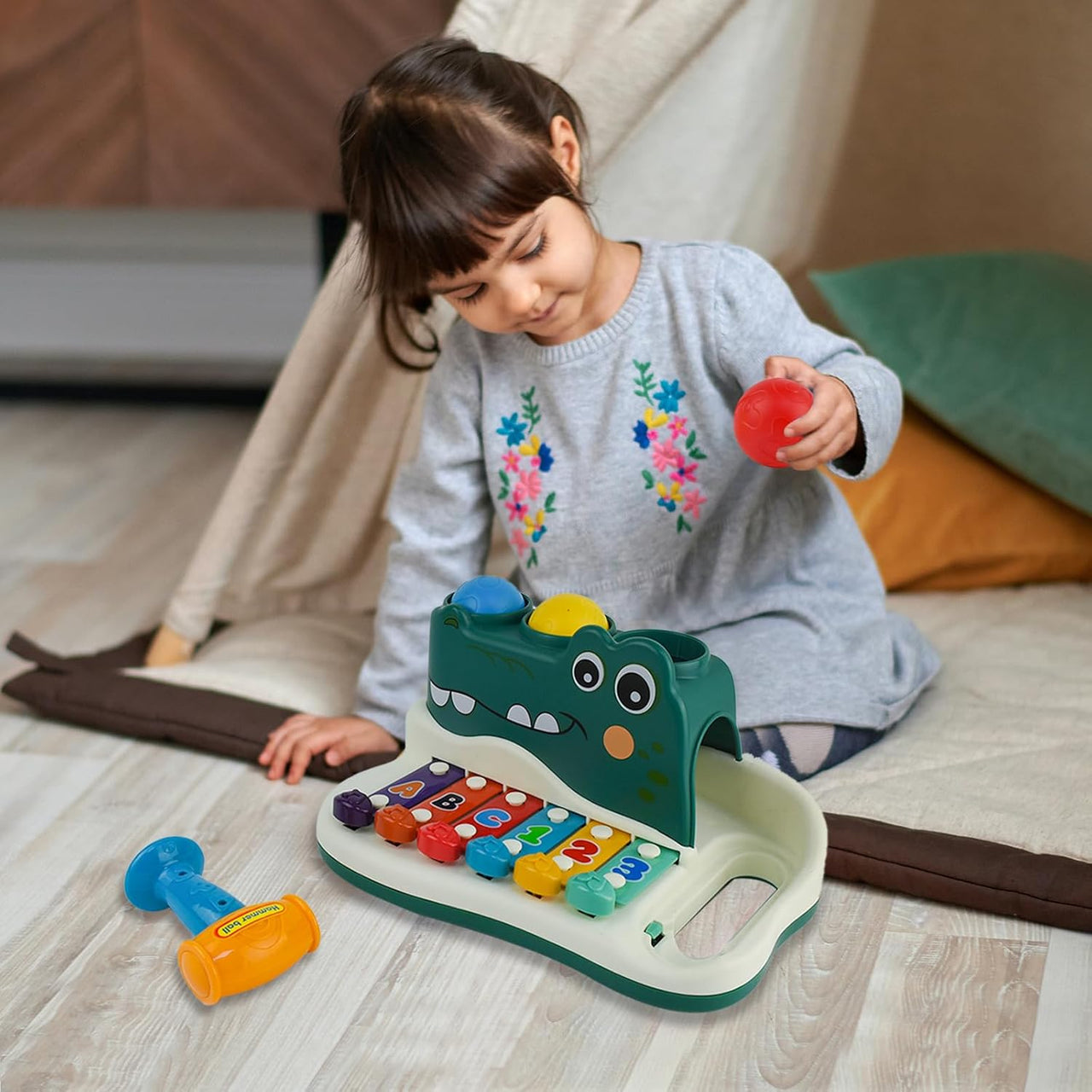 GatorBeats – Musical & Fun – Hammer Xylophone Toy