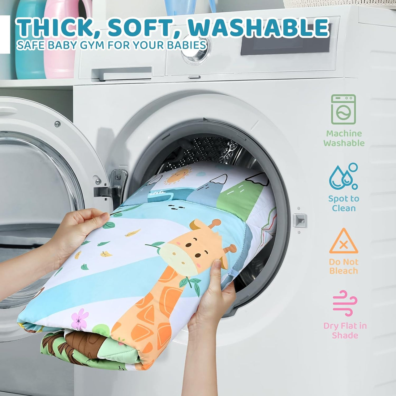SensoryHaven – 8-in-1 Growth & Play – Baby Play Mat