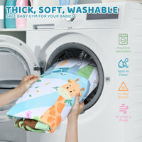 Thumbnail for SensoryHaven – 8-in-1 Growth & Play – Baby Play Mat