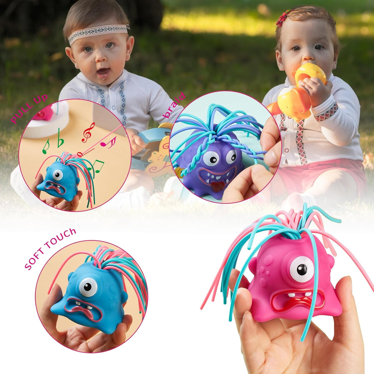 Yellie – Funny & Interactive – Monster Stress Toy