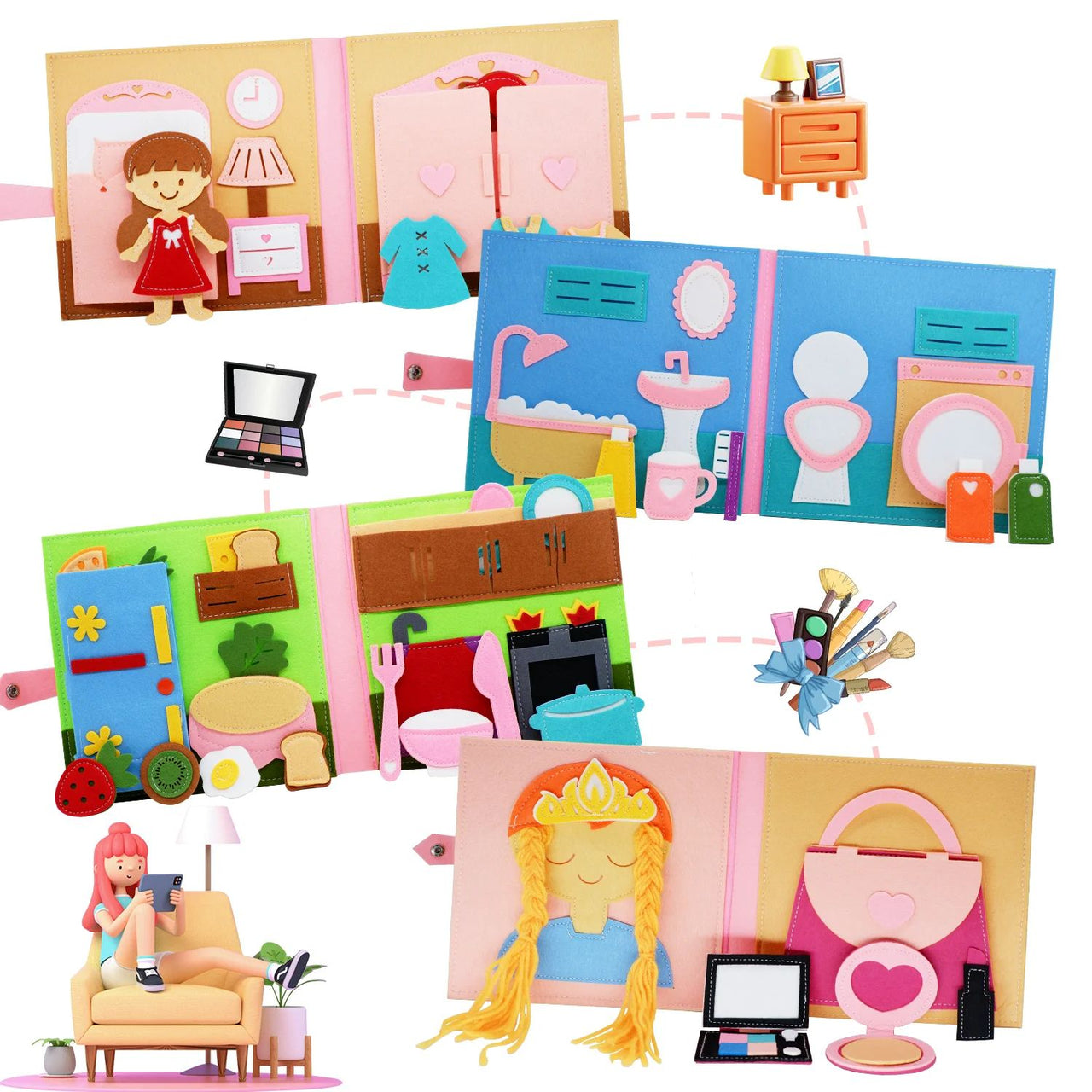 Life Skills Book – Play & Learn - Activity Book Toddler