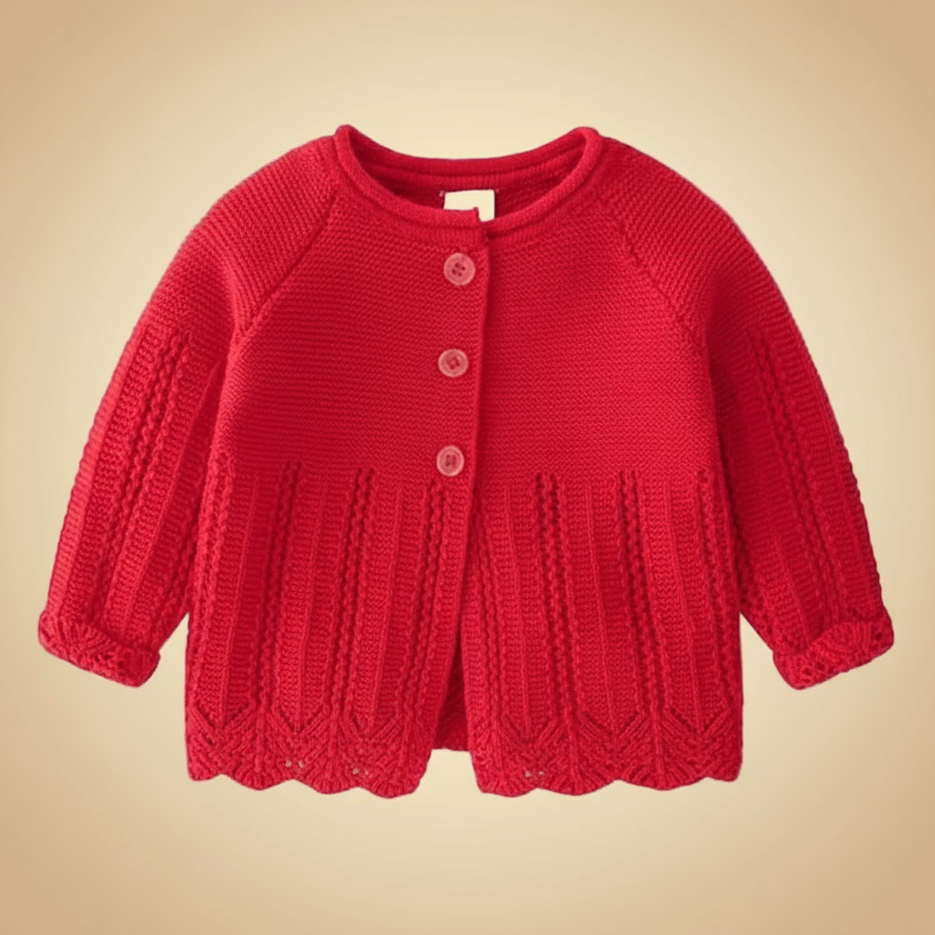 CozyCub – Comfortable & Stylish – Knitted Children's Cardigan Sweater
