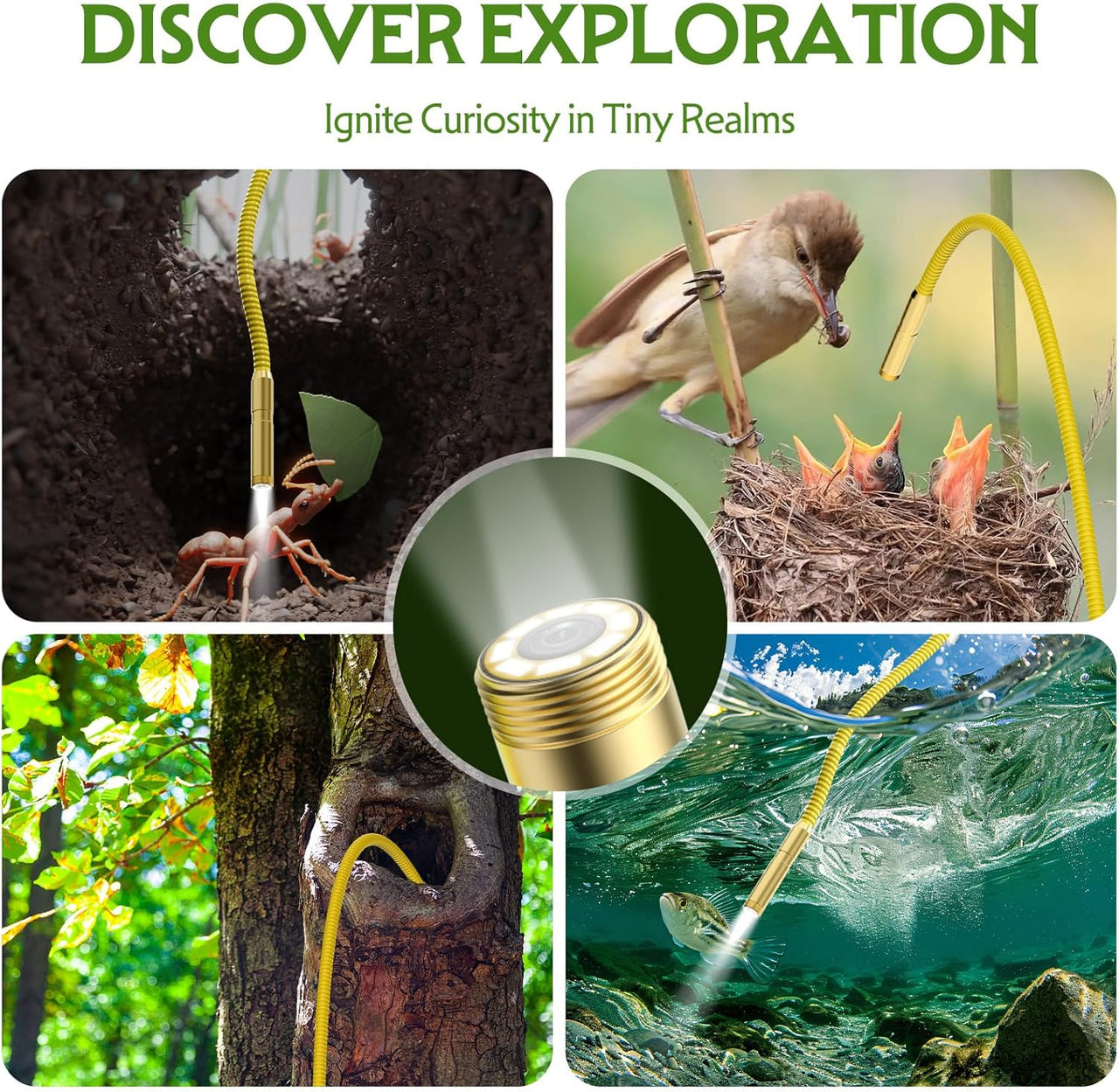 WonderScope – Educational & Adventurous – Endoscope with Light