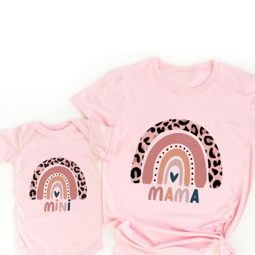 Mini Fashion™ - Mommy & Daughter - Matching Shirt & Romper