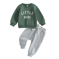 Thumbnail for Mini Fashion™ – Tøft «Lille fyr»-sett i bomull