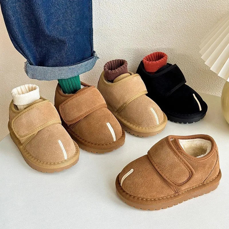CozyStep Kids – Warm & Independent - Djamena Velcro Shoes