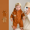 CozyNest – Cozy & Stylish – Thick Winter Romper with Hood