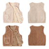 Mini Fashion™ - Cardigan i lammeull-look