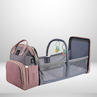 Thumbnail for Nuvella Baby – Always Prepared – Multifunctional Diaper Bag with Bed