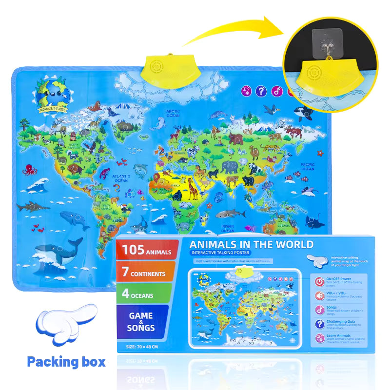 LittleExplorers – Learning & Playing – Animal World Map