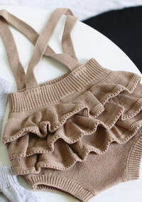 Thumbnail for Mini Fashion™ - Cute Knitted Baby Romper