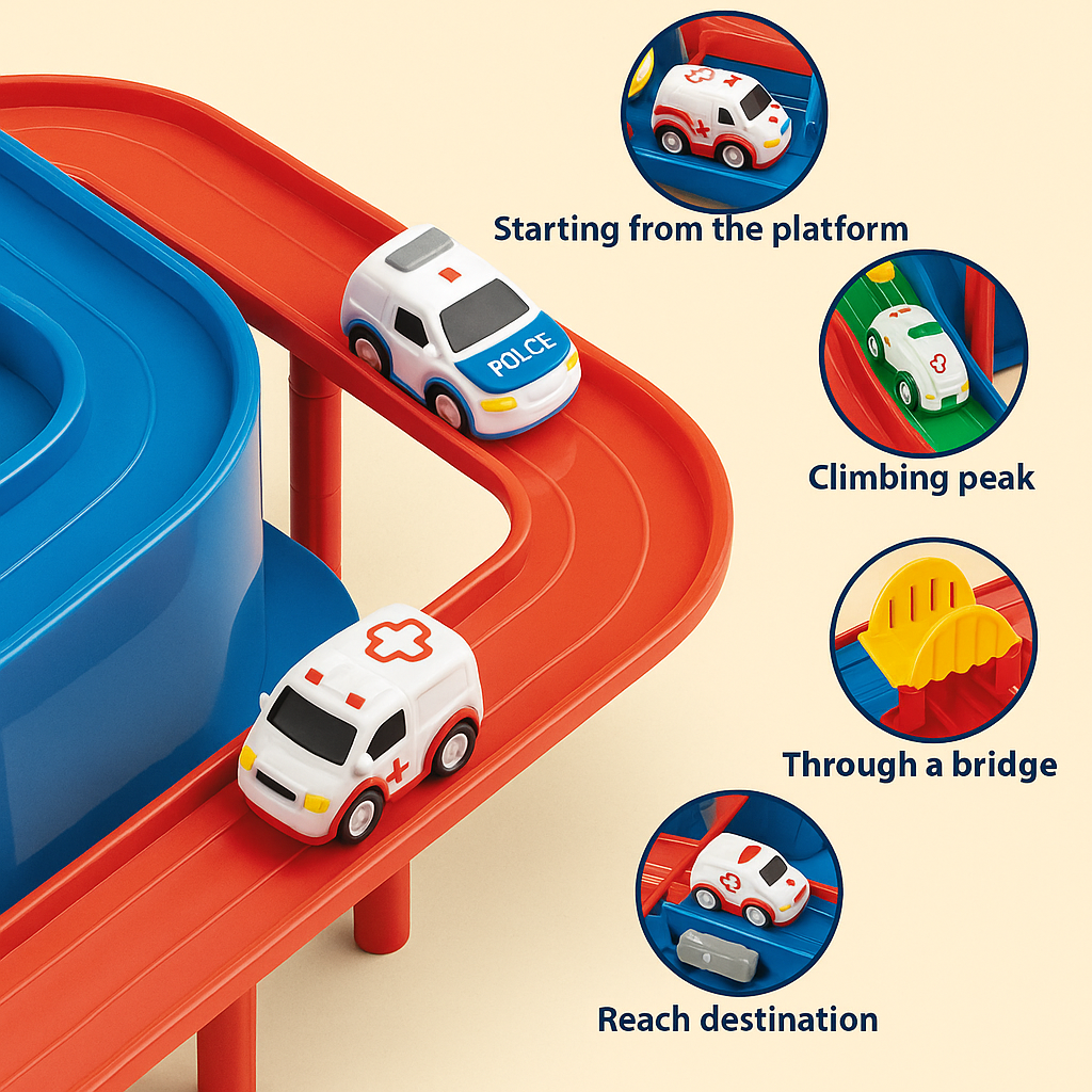 Car Adventure - Exercise your brain - Cars in the city