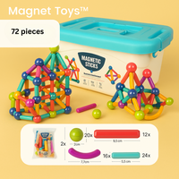 Thumbnail for Magnet Toys™ - Get creative with magnets - Magnetic Sticks