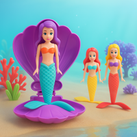 Thumbnail for AquaWhirl – Magical Swimming Fun - Mermaid in Shell