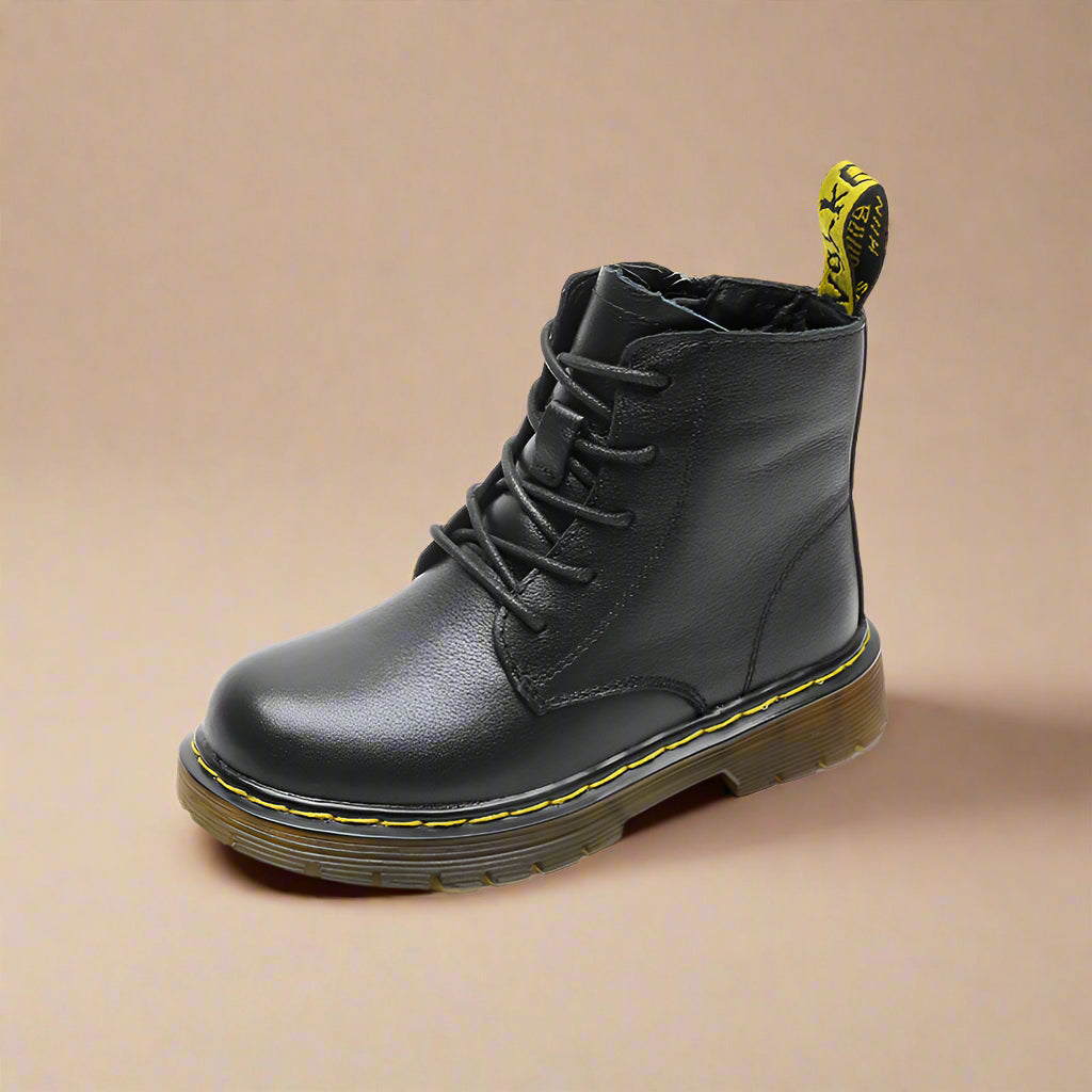 BlackLine – Strong & Comfortable – Lace-Up Combat Boots